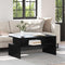 vidaXL Coffee Table Black oak 90 x 55 x 42.5 cm Engineered wood