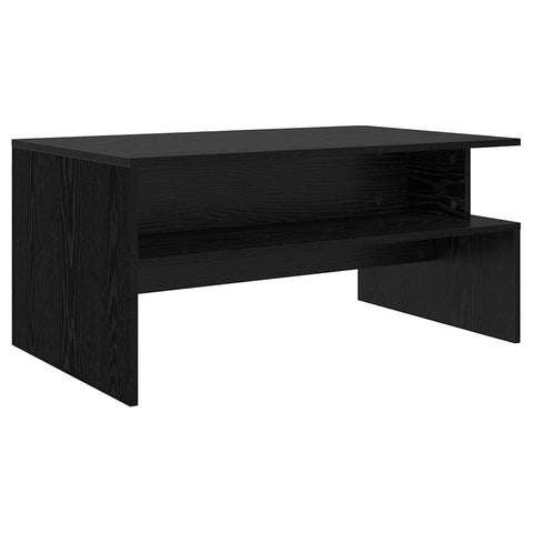 vidaXL Coffee Table Black oak 90 x 55 x 42.5 cm Engineered wood