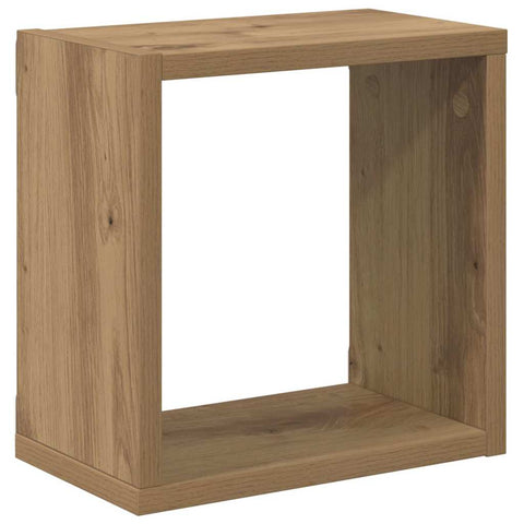 vidaXL Wall Shelves 2 pcs Artisan oak 26 x 15 x 26 cm Engineered wood