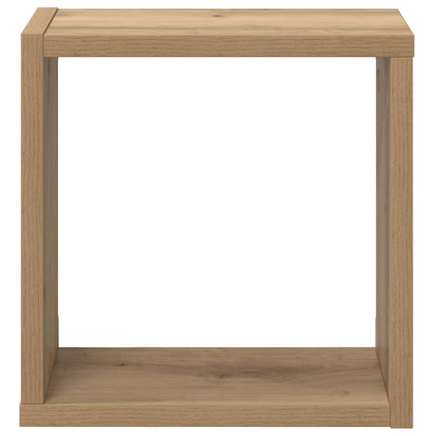 vidaXL Wall Shelves 2 pcs Artisan oak 26 x 15 x 26 cm Engineered wood