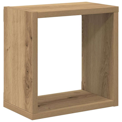 vidaXL Wall Shelves 4 pcs Artisan oak 26 x 15 x 26 cm Engineered wood