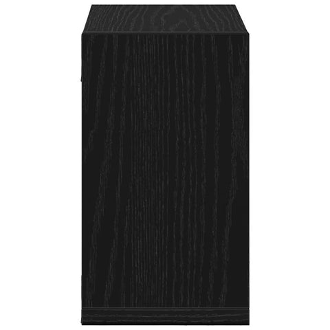 vidaXL Wall Shelves 4 pcs Black oak 26 x 15 x 26 cm Engineered wood