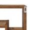 vidaXL Wall Shelf with Shelf Old wood 82 x 15 x 51 cm Engineered wood