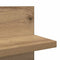 vidaXL Wall Shelves with Shelf 2 pcs Artisan oak 80 x 11.5 x 18 cm