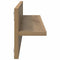 vidaXL Wall Shelves with Shelf 2 pcs Artisan oak 80 x 11.5 x 18 cm