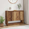 vidaXL Sideboard with Shelf with Door Old wood 97 x 29 x 75 cm Engineered wood