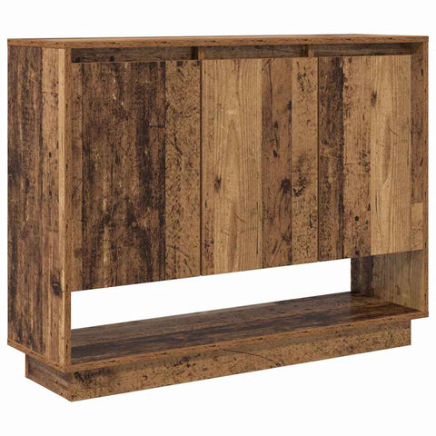 vidaXL Sideboard with Shelf with Door Old wood 97 x 29 x 75 cm Engineered wood