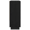 vidaXL Sideboard with Shelf with Door Black oak 97 x 29 x 75 cm Engineered wood