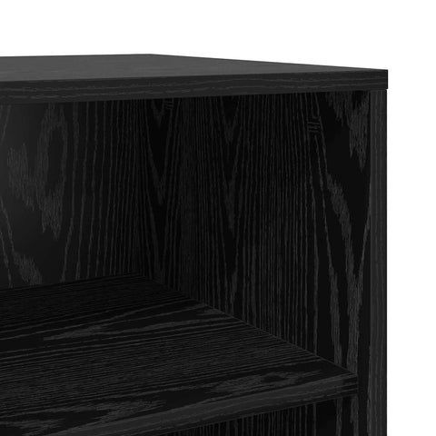 vidaXL Sideboard Black Oak 70x41x75 cm Engineered Wood