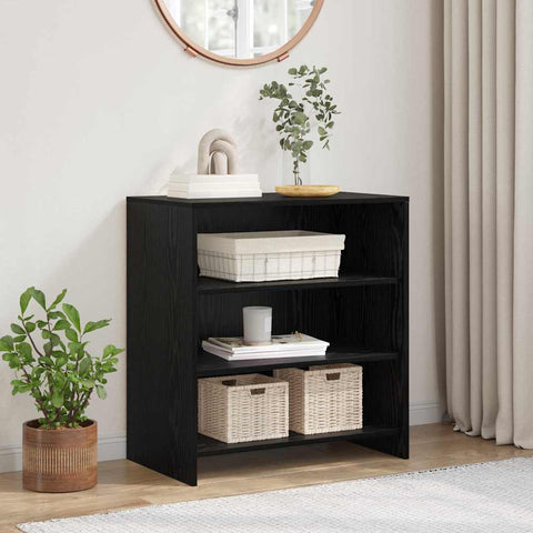 vidaXL Sideboard Black Oak 70x41x75 cm Engineered Wood