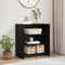 vidaXL Sideboard Black Oak 70x41x75 cm Engineered Wood