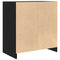 vidaXL Sideboard Black Oak 70x41x75 cm Engineered Wood