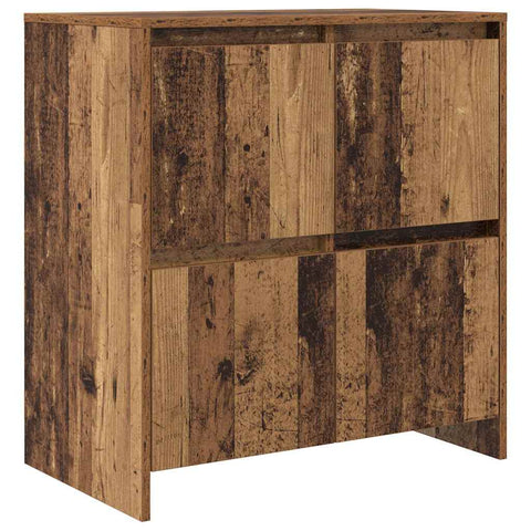 vidaXL Sideboard with Door Old wood 70 x 41 x 75 cm Engineered wood