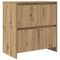 vidaXL Sideboard with Door Artisan oak 70 x 41 x 75 cm Engineered wood