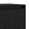 vidaXL Sideboard with Door Black oak 70 x 41 x 75 cm Engineered wood