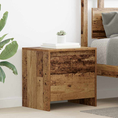 vidaXL Bedside Cabinet Old wood Engineered wood