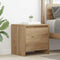 vidaXL Bedside Cabinet Artisan oak Engineered wood