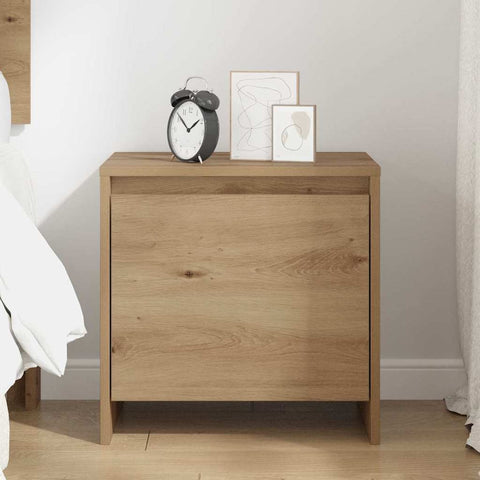 vidaXL Bedside Cabinet Artisan oak Engineered wood