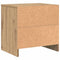 vidaXL Bedside Cabinet Artisan oak Engineered wood