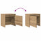 vidaXL Bedside Cabinet Artisan oak Engineered wood
