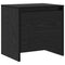 vidaXL Bedside Cabinet Black oak Engineered wood