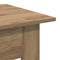 vidaXL Coffee Table Artisan oak 55 x 55 x 42 cm Engineered wood