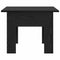 vidaXL Coffee Table Black oak 55 x 55 x 42 cm Engineered wood