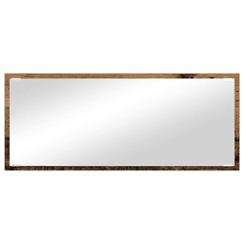 vidaXL Mirror Wall-mounted Old wood 90 x 8.5 x 37 cm Engineered Wood