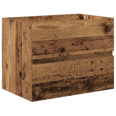 vidaXL Bathroom Furniture Set 2 pcs Old Wood 57 x 37 x 45 cm