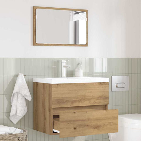 vidaXL Bathroom Furniture Set 2 pcs Artisan Oak 57 x 37 x 45 cm