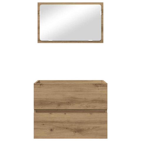 vidaXL Bathroom Furniture Set 2 pcs Artisan Oak 57 x 37 x 45 cm