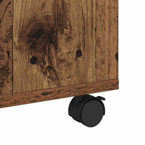 vidaXL Coffee Table Old wood 75 x 75 x 38 cm Engineered wood