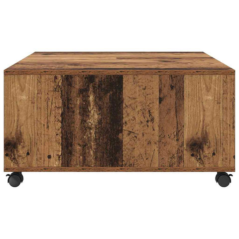 vidaXL Coffee Table Old wood 75 x 75 x 38 cm Engineered wood
