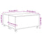 vidaXL Coffee Table Old wood 75 x 75 x 38 cm Engineered wood