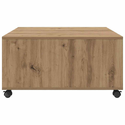 vidaXL Coffee Table Artisan oak 75 x 75 x 38 cm Engineered wood