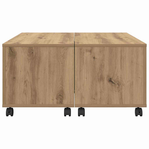 vidaXL Coffee Table Artisan oak 75 x 75 x 38 cm Engineered wood