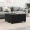 vidaXL Coffee Table Black oak 75 x 75 x 38 cm Engineered wood