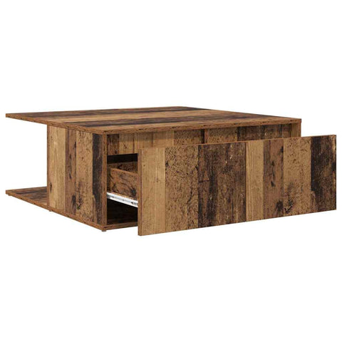 vidaXL Coffee Table Old wood 80 x 80 x 31 cm Engineered wood