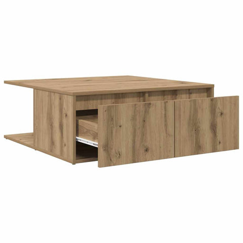 vidaXL Coffee Table Artisan oak 80 x 80 x 31 cm Engineered wood