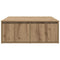 vidaXL Coffee Table Artisan oak 80 x 80 x 31 cm Engineered wood