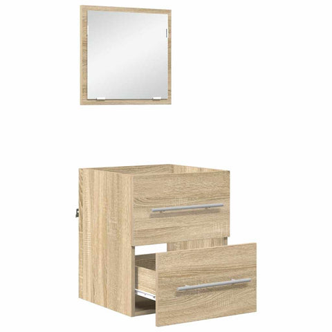 vidaXL Bathroom Cabinet with Drawer 41 x 38.5 x 48 cm Engineered wood