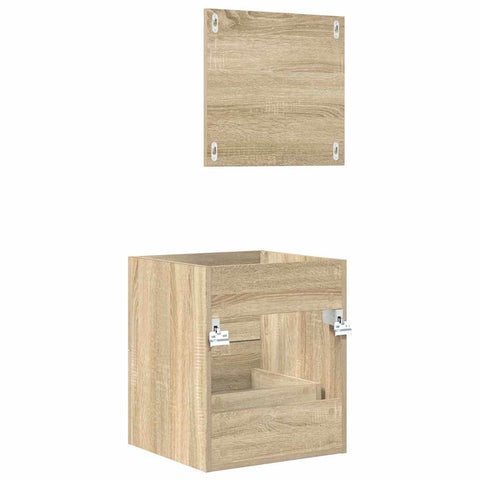 vidaXL Bathroom Cabinet with Drawer 41 x 38.5 x 48 cm Engineered wood