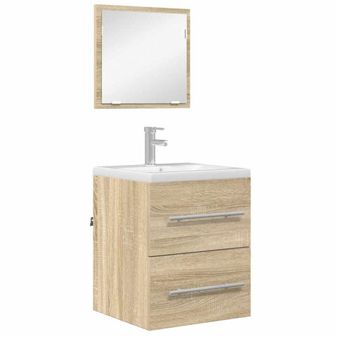 vidaXL Bathroom Cabinet with Drawer 41 x 38.5 x 48 cm Engineered wood