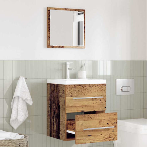 vidaXL Bathroom Cabinet with Drawer 41 x 38.5 x 48 cm Engineered wood