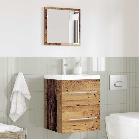 vidaXL Bathroom Cabinet with Drawer 41 x 38.5 x 48 cm Engineered wood