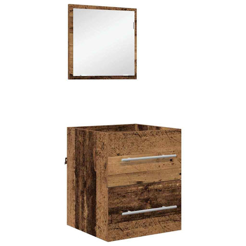 vidaXL Bathroom Cabinet with Drawer 41 x 38.5 x 48 cm Engineered wood