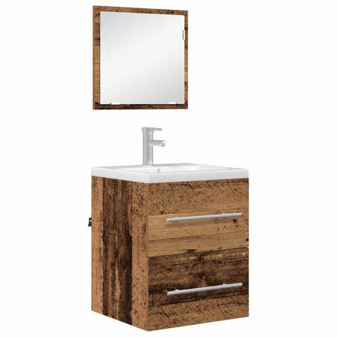 vidaXL Bathroom Cabinet with Drawer 41 x 38.5 x 48 cm Engineered wood