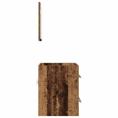 vidaXL Bathroom Cabinet with Drawer 41 x 38.5 x 48 cm Engineered wood