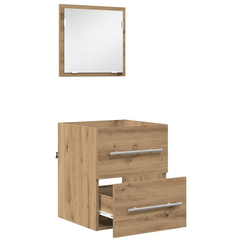 vidaXL Bathroom Cabinet with Drawer 41 x 38.5 x 48 cm Engineered wood