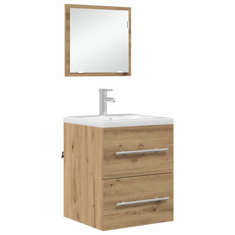 vidaXL Bathroom Cabinet with Drawer 41 x 38.5 x 48 cm Engineered wood